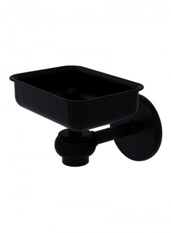 Orbit One Wall Mounted Soap Dish Matte Black