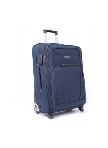 Proton Light Weight 3 Piece Luggage Trolley Set Navy