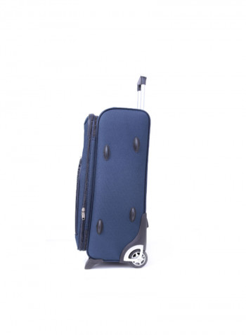 Proton Light Weight 3 Piece Luggage Trolley Set Navy
