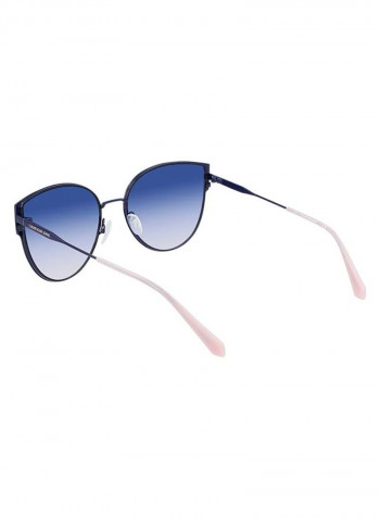 Women's Fullrim Metal Butterfly Sunglasses - Lens Size: 59 mm