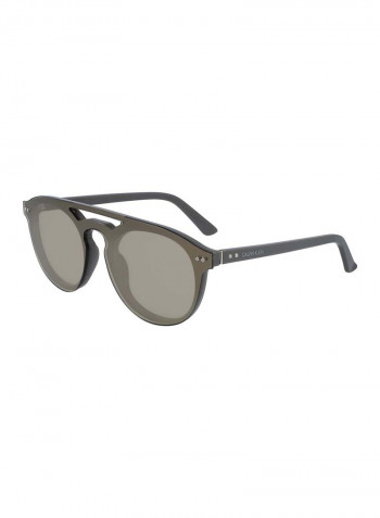 Full Rim Injected Round Sunglass - Lens Size: 64 mm