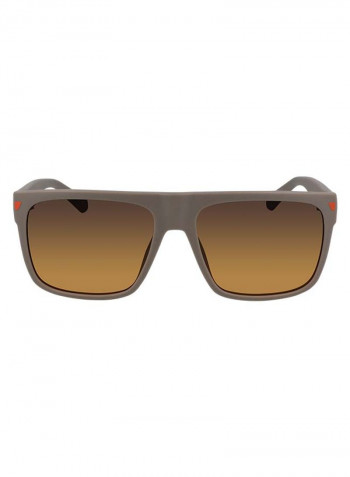 Men's Fullrim Injected CP Modified Rectangle Sunglasses - Lens Size: 59 mm