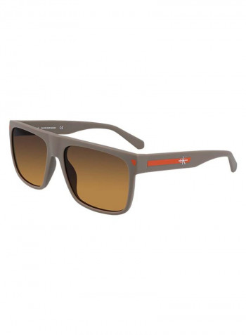 Men's Fullrim Injected CP Modified Rectangle Sunglasses - Lens Size: 59 mm