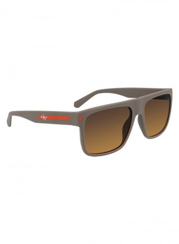 Men's Fullrim Injected CP Modified Rectangle Sunglasses - Lens Size: 59 mm