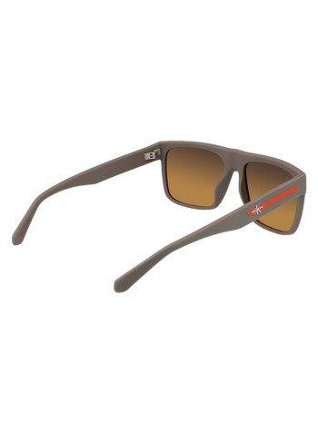 Men's Fullrim Injected CP Modified Rectangle Sunglasses - Lens Size: 59 mm