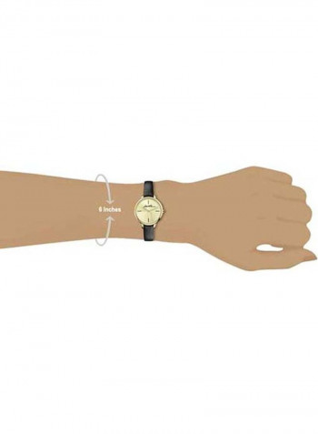 Women's Cannes Leather Analog Wrist Watch 2001124