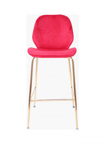 Aspen Home Bar Chair Pink/Gold 84 x 54.5 x 52cm
