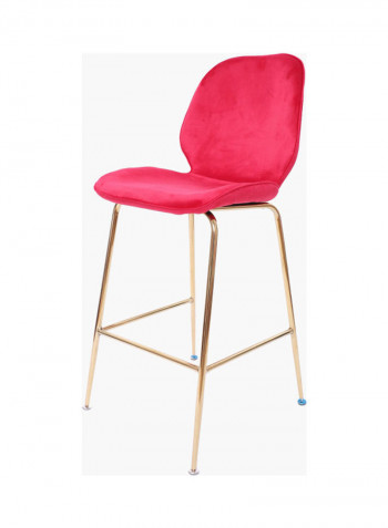 Aspen Home Bar Chair Pink/Gold 84 x 54.5 x 52cm
