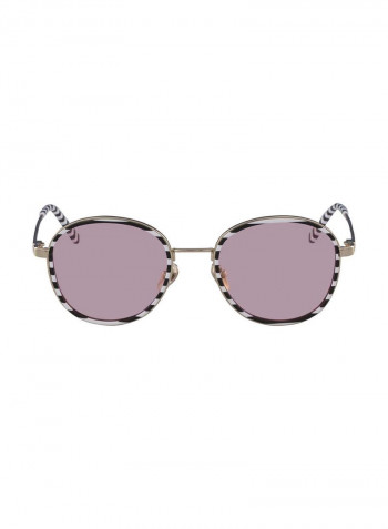 Full Rim Metal Round Sunglass - Lens Size: 52 mm