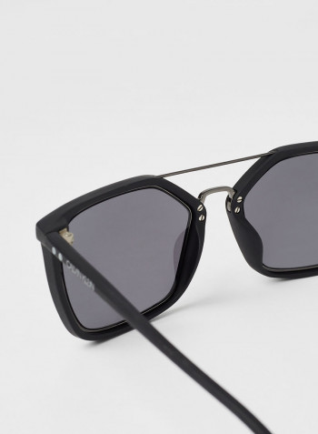 Men's Rectangular Sunglasses - Lens Size: 53 mm