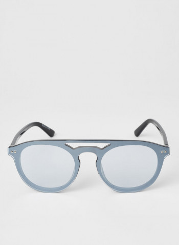 Shield Injected Round Sunglass - Lens Size: 64 mm