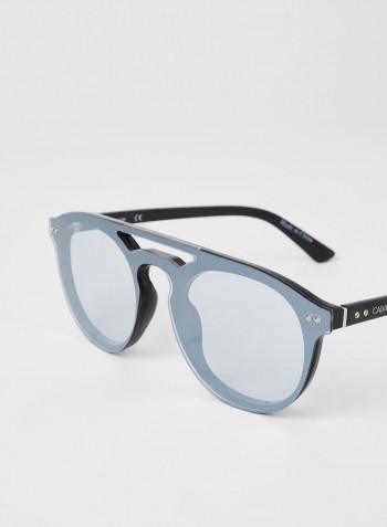 Shield Injected Round Sunglass - Lens Size: 64 mm