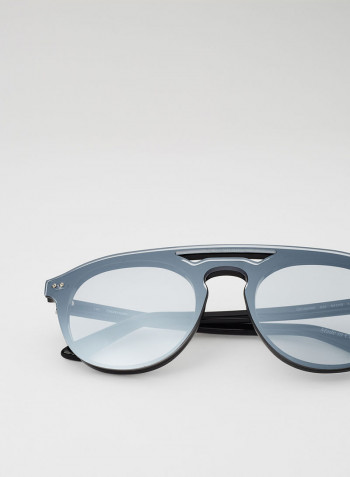 Shield Injected Round Sunglass - Lens Size: 64 mm