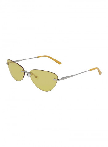 Women's 3 PC Screw Mount Metal Cat Eye Sunglass - Lens Size: 59 mm