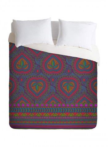 Aimee St Hill Printed Decorative Duvet Cover Polyester Pink/Green/Blue King