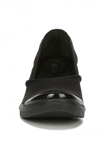 Natreasure Microfibre Comfort Slip-Ons Black