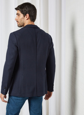 Slim Fit Blazer Navy