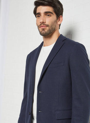 Slim Fit Blazer Navy