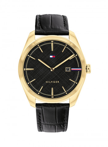 Men's Leather Analog Watch-1710428
