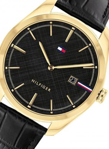 Men's Leather Analog Watch-1710428