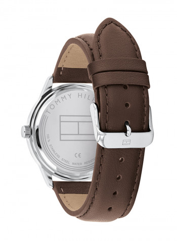 Men's Leather Analog Watch-1791812