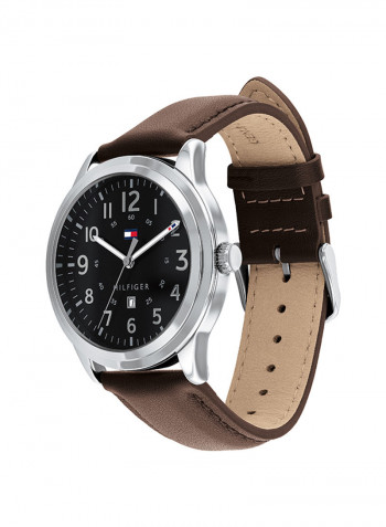 Men's Leather Analog Watch-1791812
