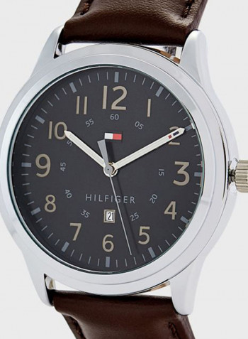 Men's Leather Analog Watch-1791812