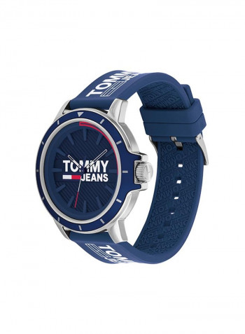 Men's Silicone Analog Watch-1791825