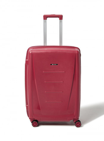 3 Piece Hardside Luggage Travel Trolley Bag Set Red