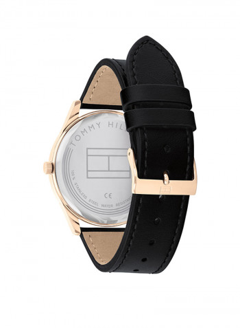 Men's Leather Analog Watch-1791815