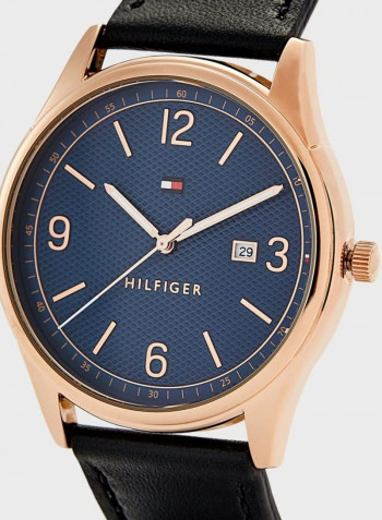 Men's Leather Analog Watch-1791815
