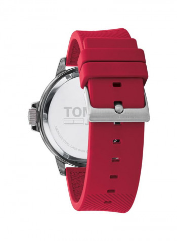 Men's Silicone Analog Watch-1791826