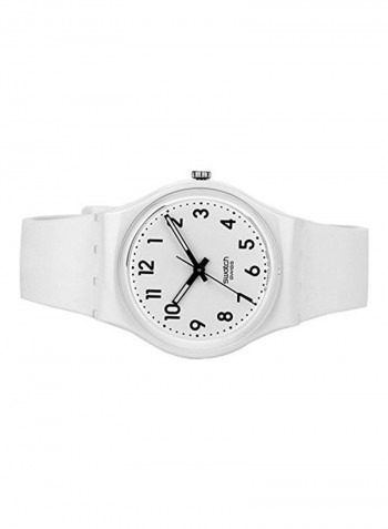 Women's Analog Wrist Watch with Silicone Strap