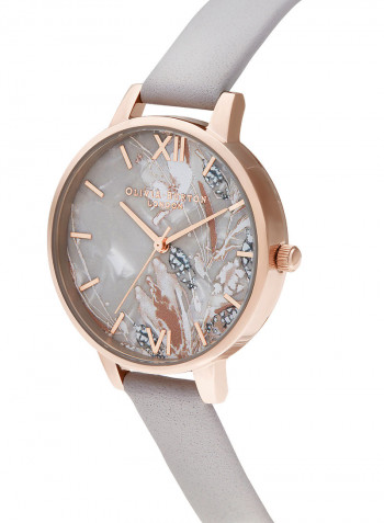 Women's Leather Analog Wrist Watch OB16VM37