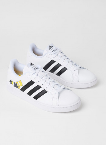 Grand Court Simpsons Sneakers White/Black