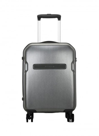 Insignia 4-Wheel Hardside Check In Luggage Trolley Silver/Black