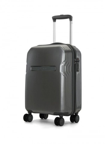 Insignia 4-Wheel Hardside Check In Luggage Trolley Silver/Black