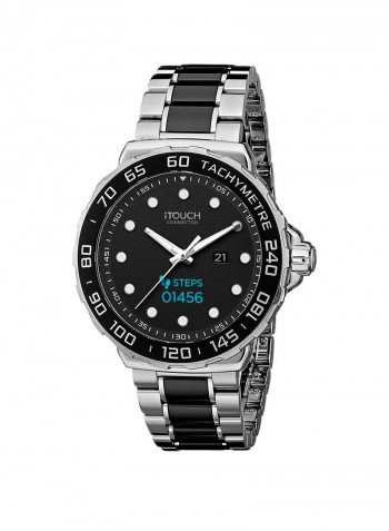 Smartwatch Connected Series Black And Silver