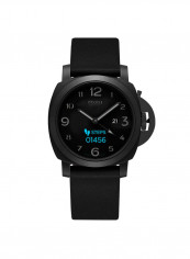Smartwatch Connected Series Black Dial With Black Strap
