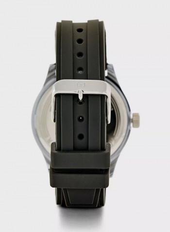 Men's Silicone Analog Watch-1791820