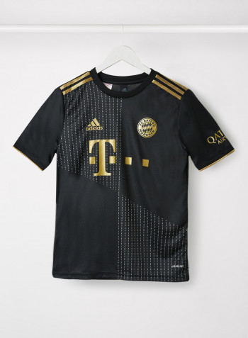 Teen FC Bayern 21/22 Away Football Jersey أسود