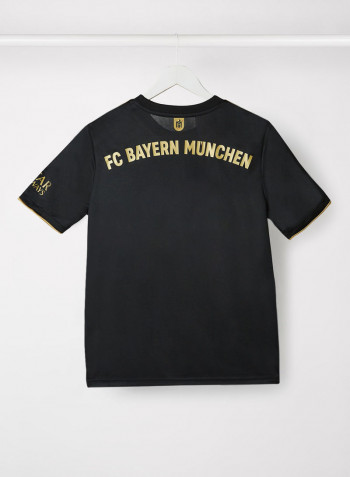 Teen FC Bayern 21/22 Away Football Jersey أسود