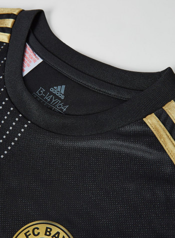 Teen FC Bayern 21/22 Away Football Jersey أسود