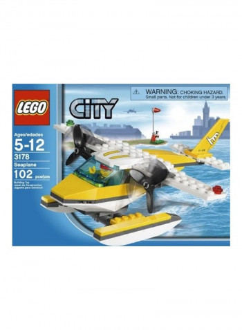 102-Piece City Seaplane Building Set