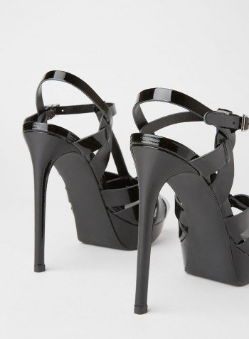 Faline High Heel Sandals Black