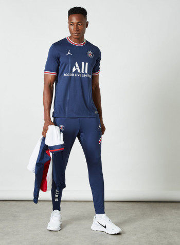 Paris Saint-Germain Strike Home Knit Football Pants Navy