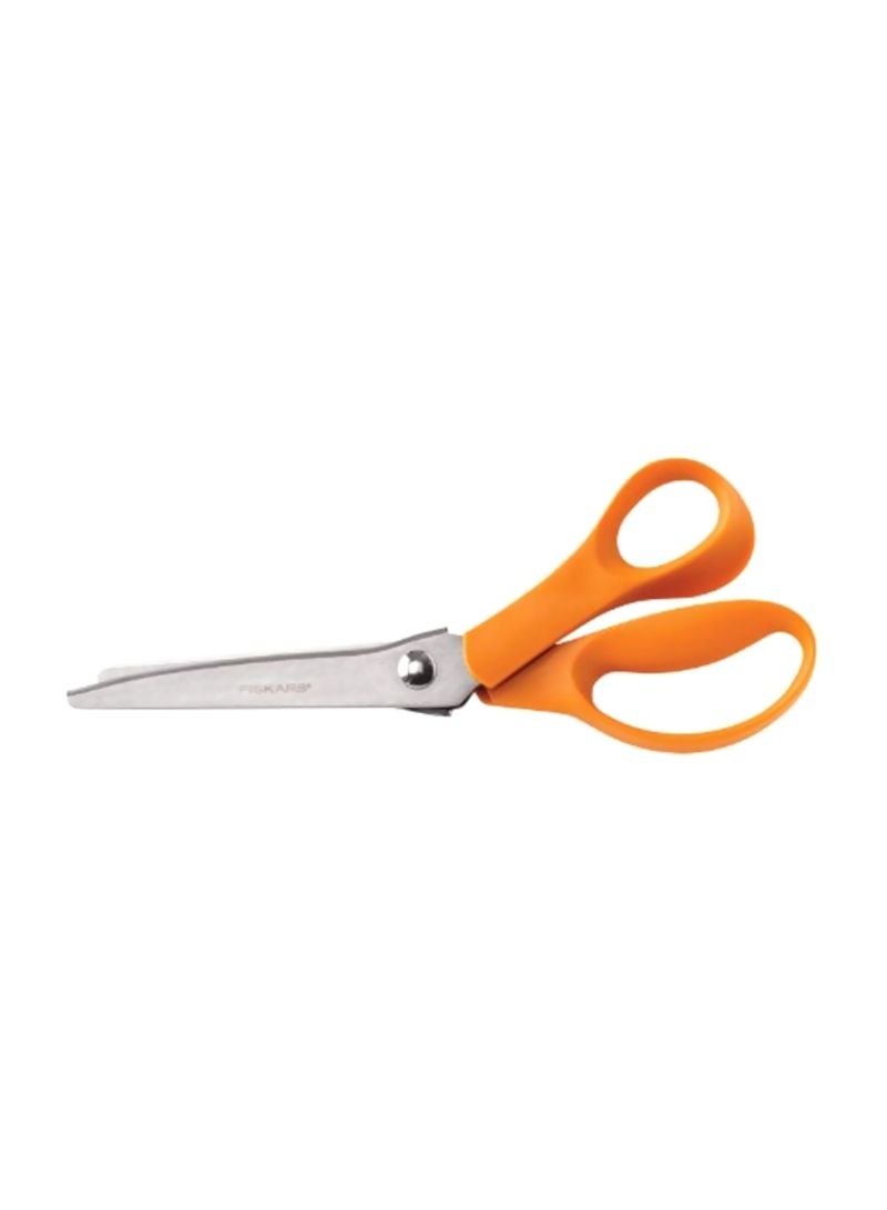 Pinking Shears Scissors Silver/Orange