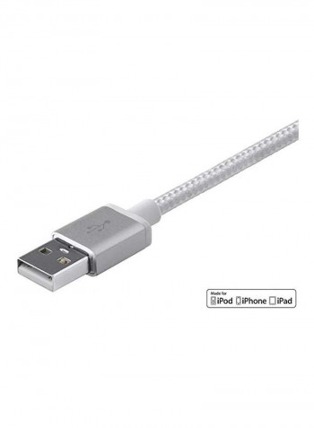Lightning Port Data Sync Charging Cable 6feet Grey
