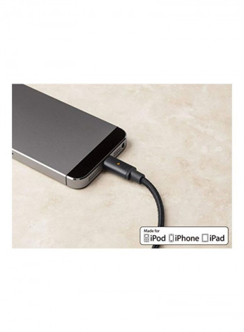 Lightning Port Data Sync Charging Cable 6feet Grey