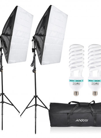 Studio Photography Video Lighting Kit Multicolour